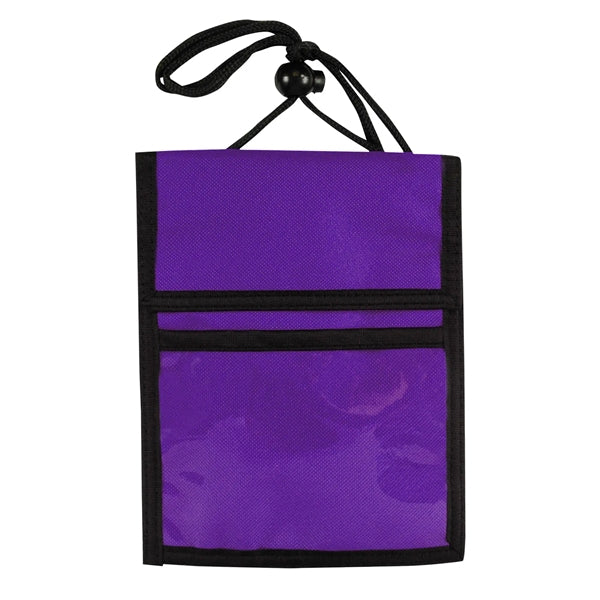 Multi Pocket Badge Holder/Passport Pouch