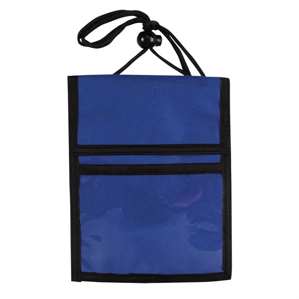 Multi Pocket Badge Holder/Passport Pouch
