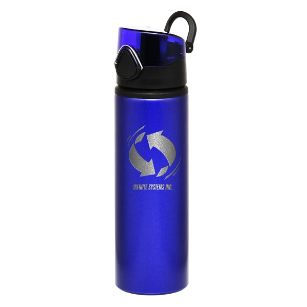 25 oz. Flip Aluminum Water Bottle (Engraved Imprint)
