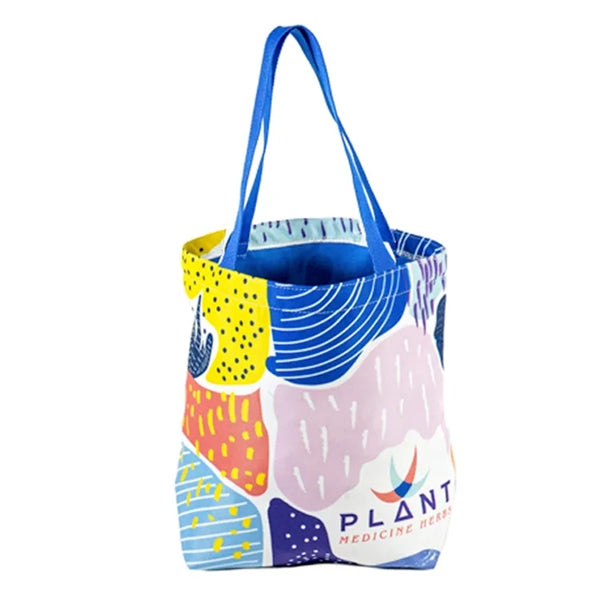 Wide Bottom Gusset Tote - Small