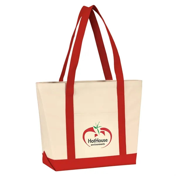 Two-Tone Carry-All Tote Bag