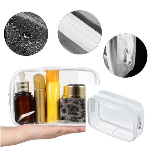 Clear Travel Cosmetic Bag