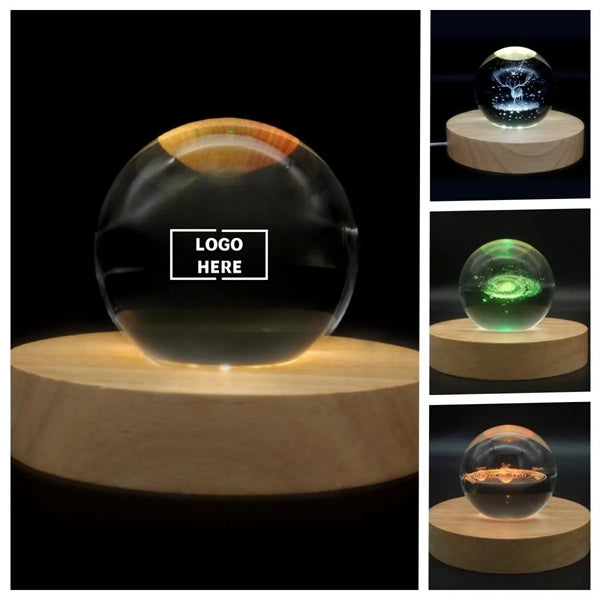 LED Colorful Crystal Ball