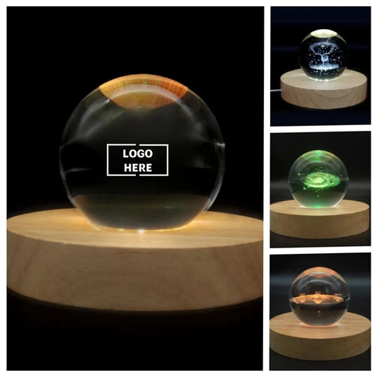 LED Colorful Crystal Ball