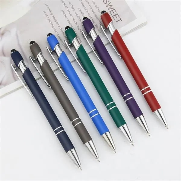 Rita Soft Touch Stylus Rubber Pen