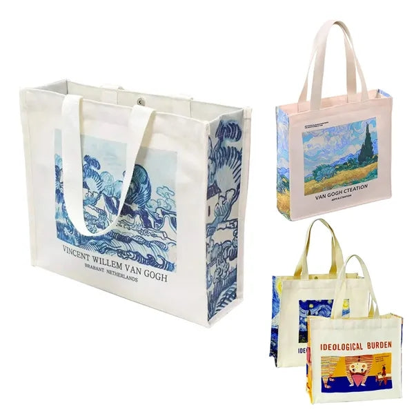 Aesthetic Canvas Tote Bag Shopping Original