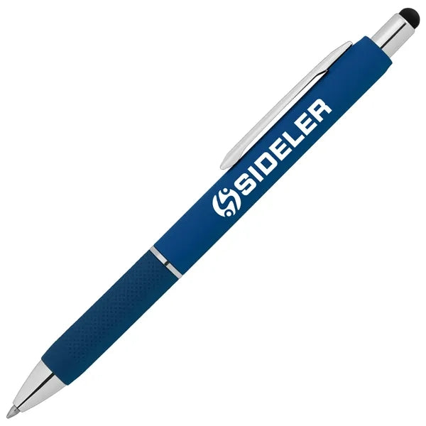 Serena Retractable Gel Stylus Pen - Silkscreen