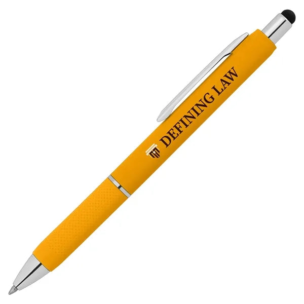 Serena Retractable Gel Stylus Pen - ColorJet