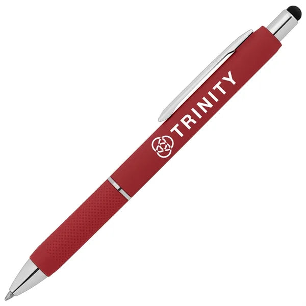 Serena Retractable Gel Stylus Pen - Silkscreen