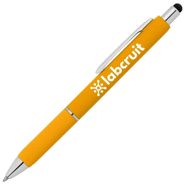 Serena Retractable Gel Stylus Pen - Silkscreen