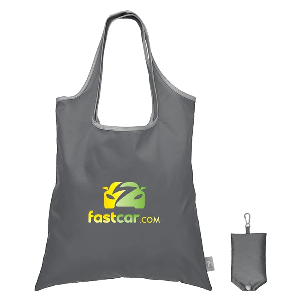 Santorini RPET - Recycled Foldaway Shopping Tote Bag