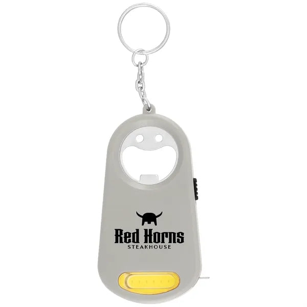 Casper LED Light, Bottle Opener, Keyring - Pad Print