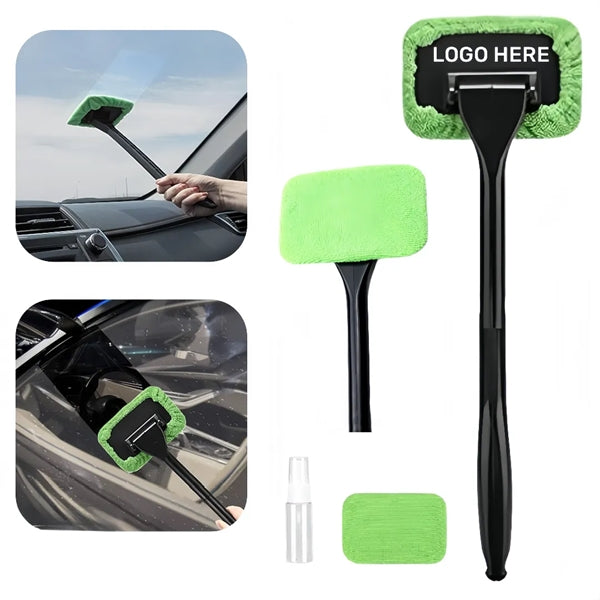 Microfiber Cloth Car Window Cleanser Brush