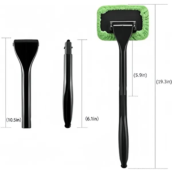 Microfiber Cloth Car Window Cleanser Brush
