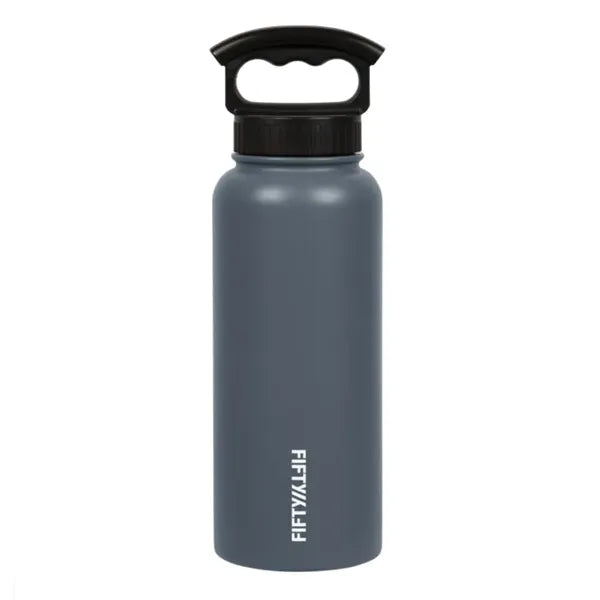 FIFTY/FIFTY 34oz Bottle With Wide Mouth 3 Finger Lid