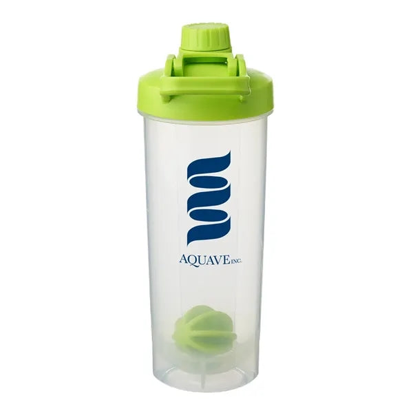 24 oz. Parthenon Plastic Shaker Bottle (1 Color Imprint)
