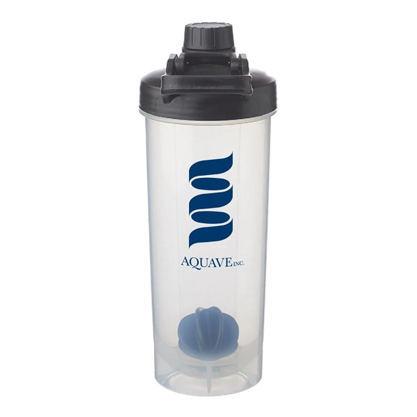24 oz. Parthenon Plastic Shaker Bottle (1 Color Imprint)