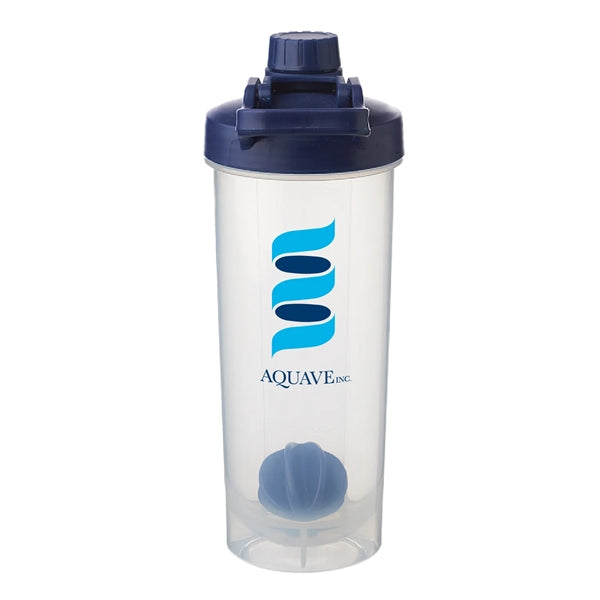 24 oz. Parthenon Plastic Shaker Bottle (2 Color Imprint)