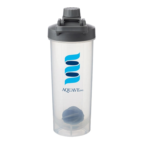 24 oz. Parthenon Plastic Shaker Bottle (2 Color Imprint)