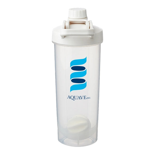24 oz. Parthenon Plastic Shaker Bottle (2 Color Imprint)