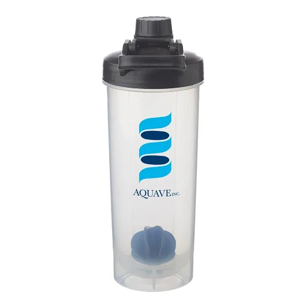 24 oz. Parthenon Plastic Shaker Bottle (2 Color Imprint)