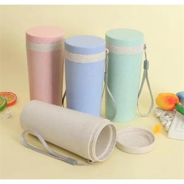 12oz Wheat Fiber water bottle