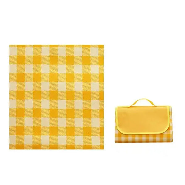 Waterproof Picnic Blanket Portable with Carry Strap for Beac