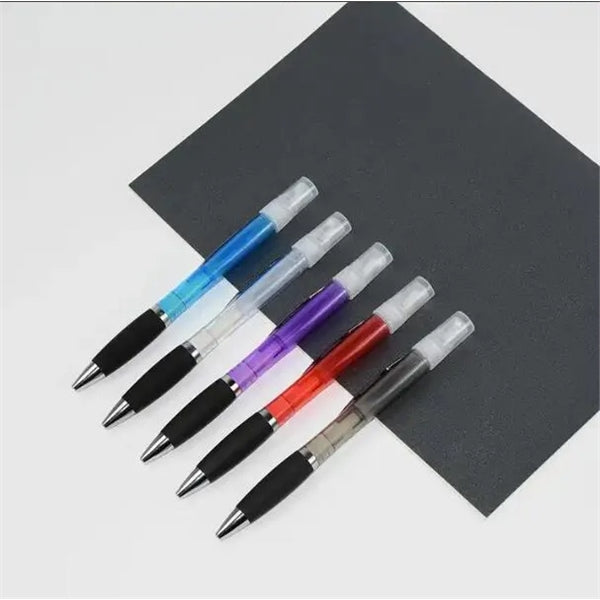 Twist Action Ballpoint Pen With Spary Bottle