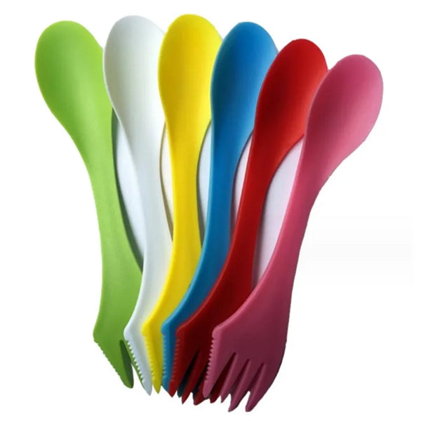 3 In 1 Multi-functional Plastic Knife/Fork/Spoon
