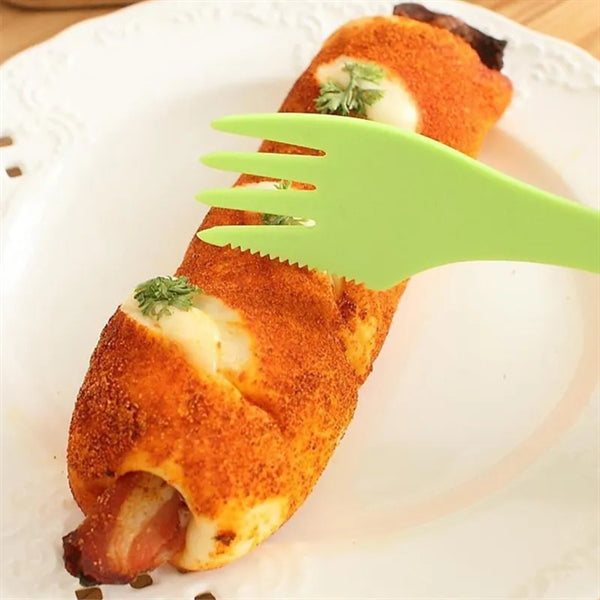 3 In 1 Multi-functional Plastic Knife/Fork/Spoon