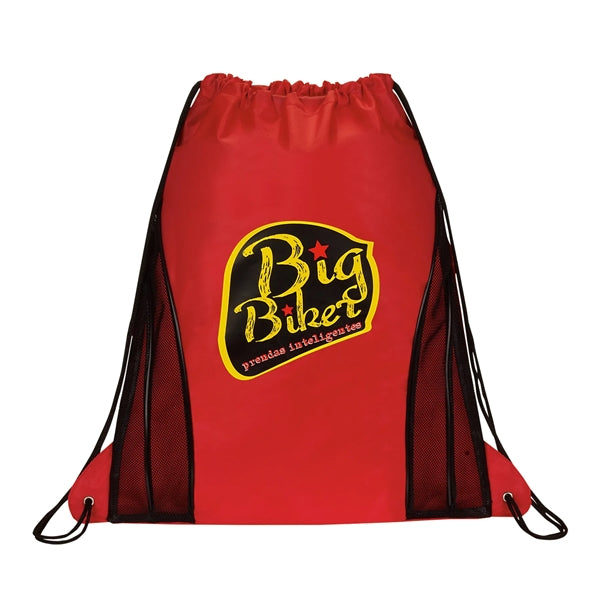 Sport Mesh Drawstring Backpack