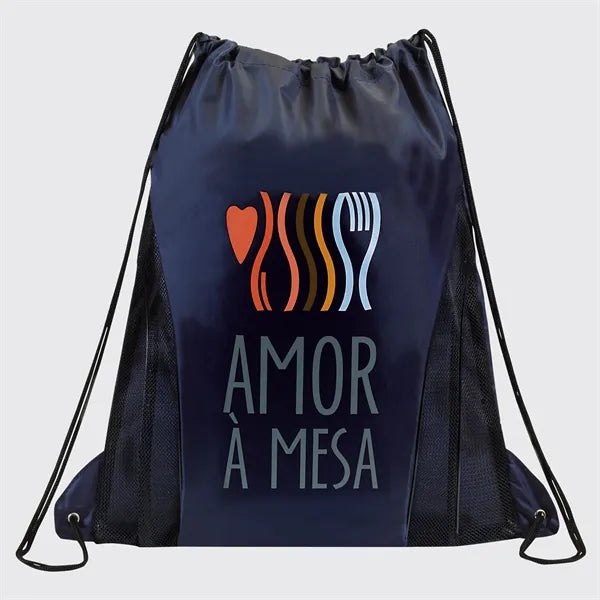 Sport Mesh Drawstring Backpack