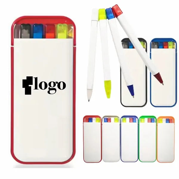 Pens Highlighters Markers Journaling Kit With Carrying Case