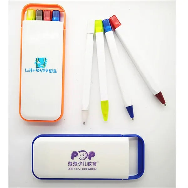 Pens Highlighters Markers Journaling Kit With Carrying Case