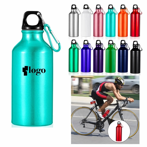 Aluminum Bike Sports Travel Bottles With Twist Cap Buckle