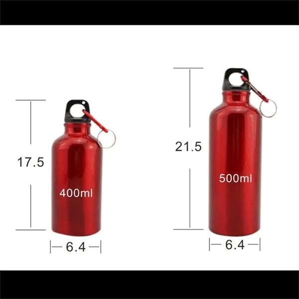 Aluminum Bike Sports Travel Bottles With Twist Cap Buckle