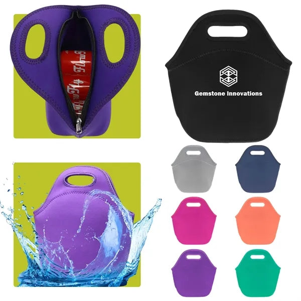 Neoprene Insulated Lunch Tote Bag