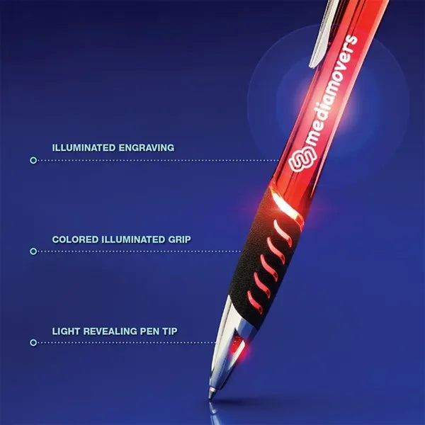 Lluminated Lighted Logo Stylus Ballpoint Pen