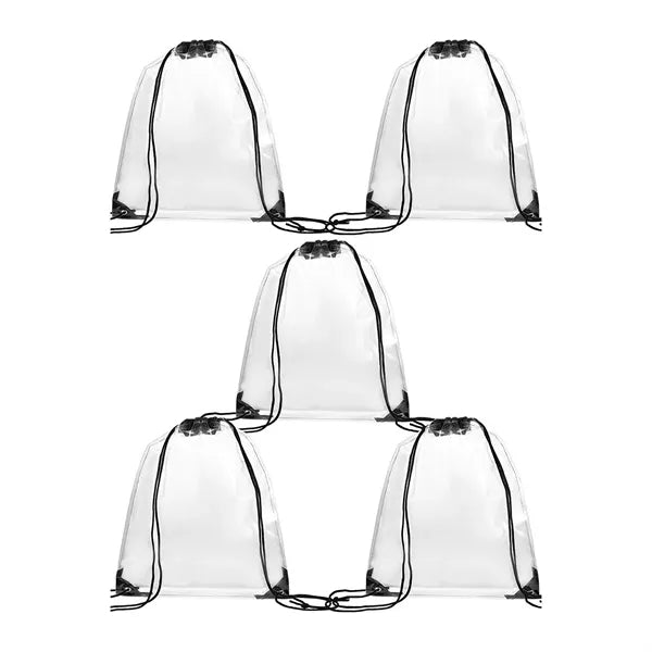 Clear DrawstringBag Waterproof Stadium Drawstring Backpack