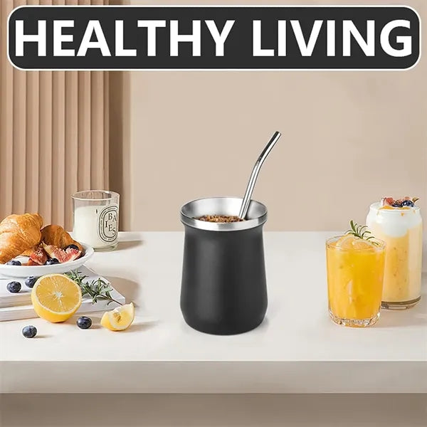 8oz Stainless Steel Yerba Mate Cup