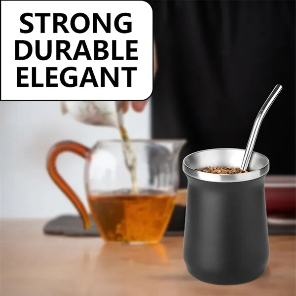8oz Stainless Steel Yerba Mate Cup