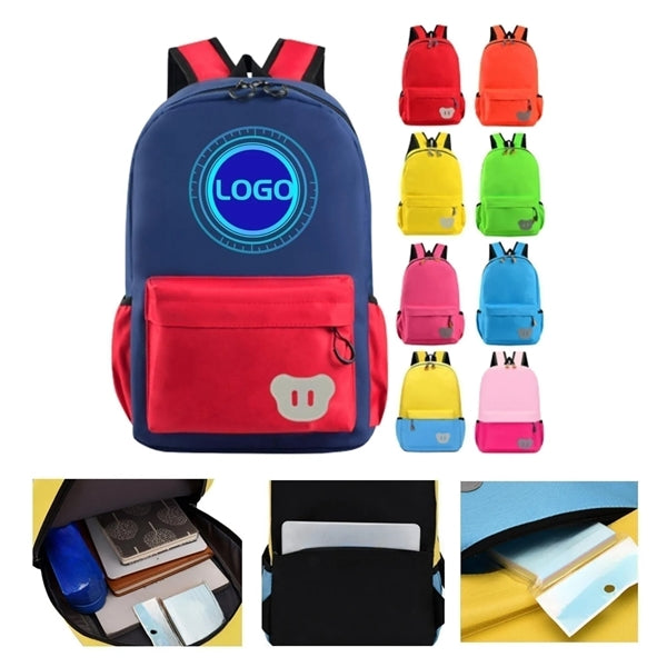 Contrast style Backpack Outdoor Travel School