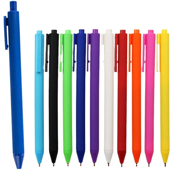 Plastic Colors Retractable Ballpoint Pens