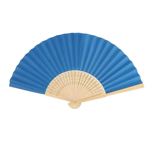 Folding Paper Bamboo Hand Fans