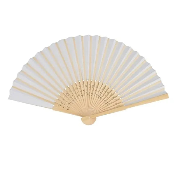 Folding Paper Bamboo Hand Fans