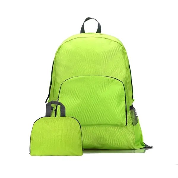 Foldable Diamond Grid Backpack