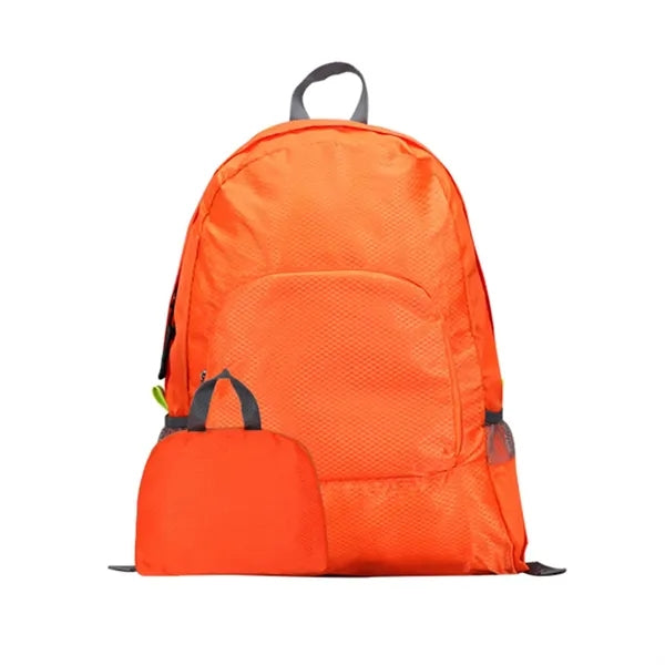 Foldable Diamond Grid Backpack