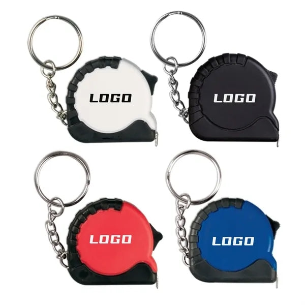 Full Color Mini Portable Tape Measure Key Chain