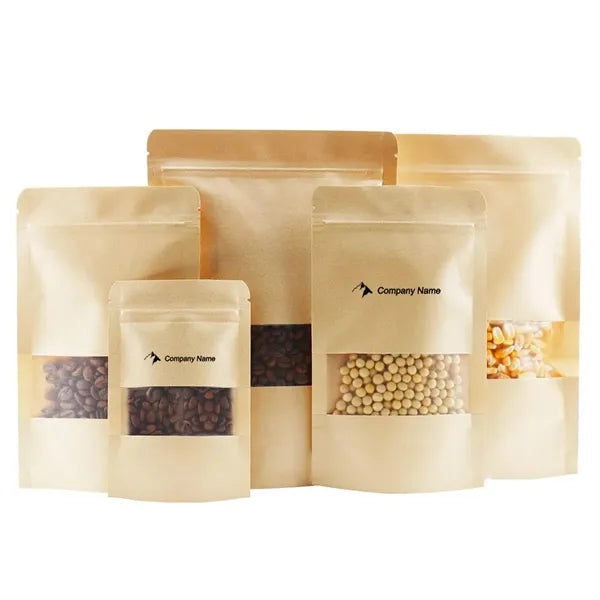 Kraft Paper Food Self-Sealing Bags