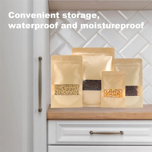 Kraft Paper Food Self-Sealing Bags
